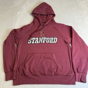 Champion‎ Adult Medium Embroidered Stanford University Logo Pullover Hoodie